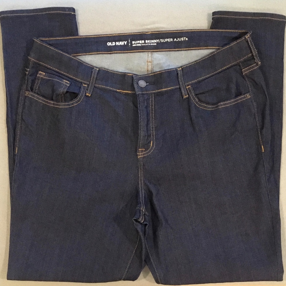 Old Navy Super Skinny Mid Rise Jeans